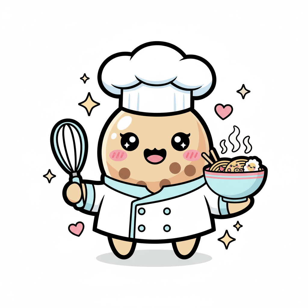 Free Kawaii Chef Clipart Template to Edit Online