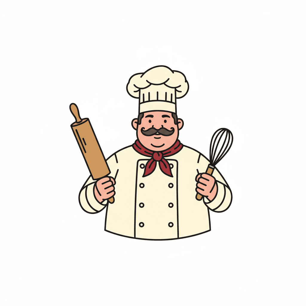 Free Vintage Chef Clipart Template to Edit Online