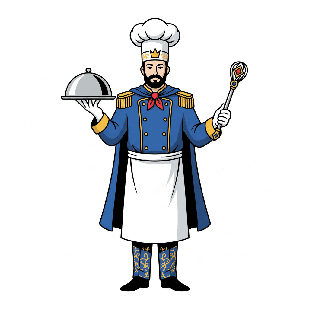 Free Royal Chef Clipart Template to Edit Online