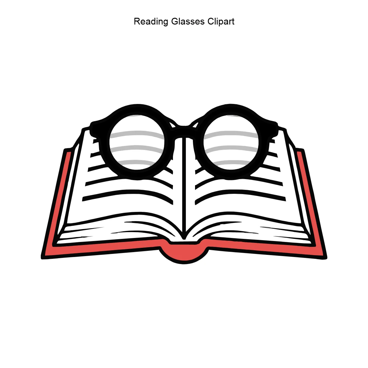 Free Reading Glasses Vector Clipart (PNG, SVG) to Edit Online