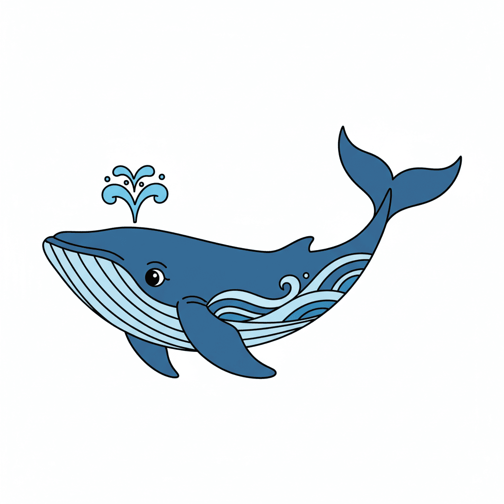 Free Simple Whale Template to Edit Online Free Simple Whale Template to Edit Online
