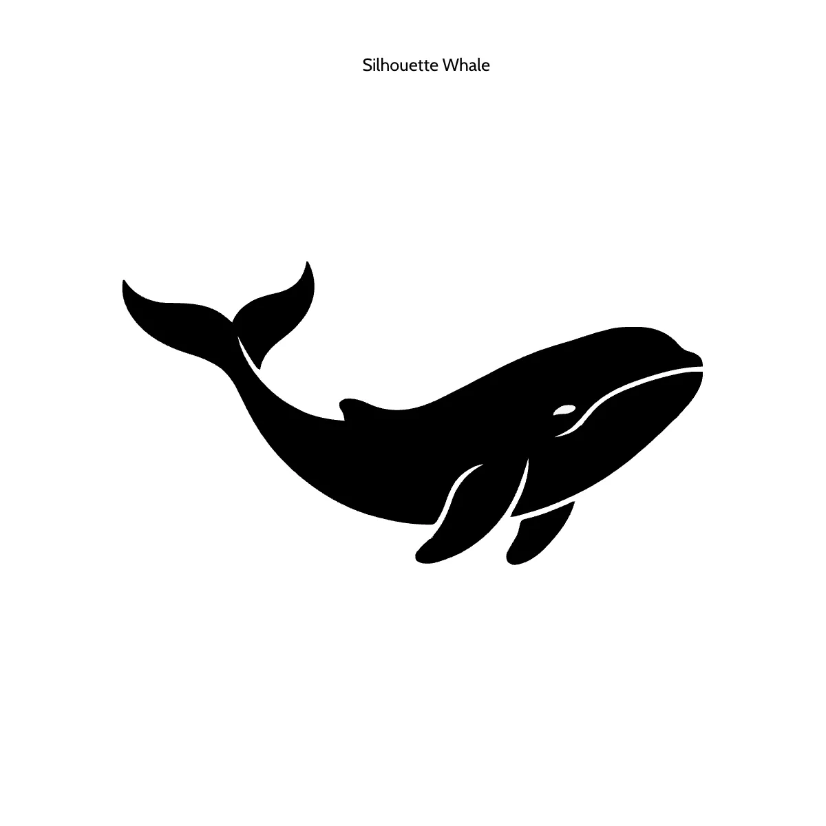Free Silhouette Whale Template to Edit Online Free Silhouette Whale Template to Edit Online