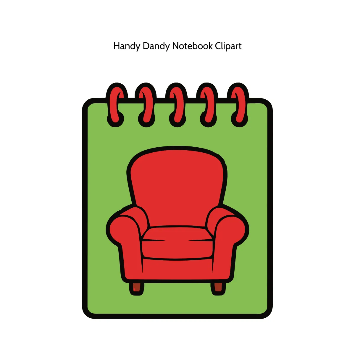 Free Handy Dandy Notebook Clipart Template to Edit Online