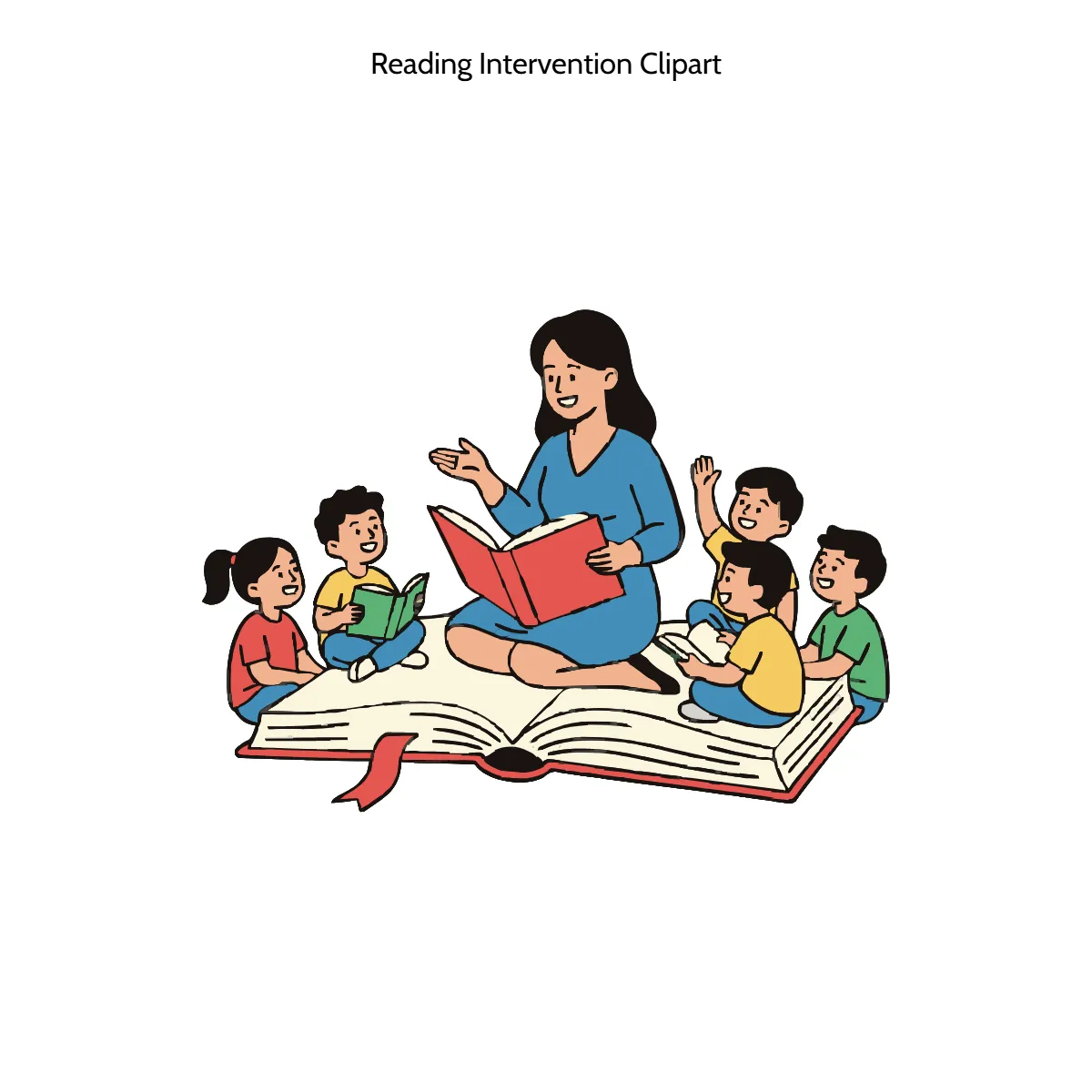 Free Reading Intervention Vector Clipart (PNG, SVG) to Edit Online