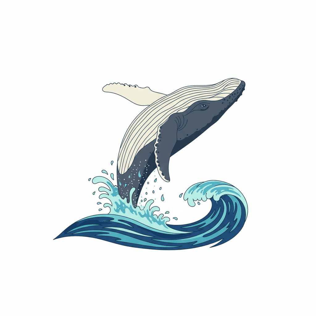 Free Humpback Whale Clipart Template to Edit Online