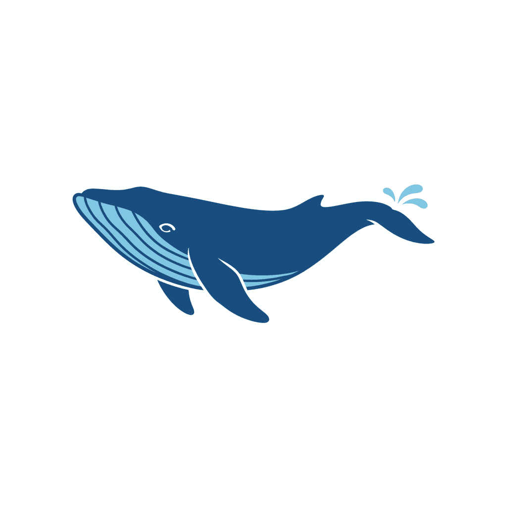 Free Minimal Whale Clipart Template to Edit Online