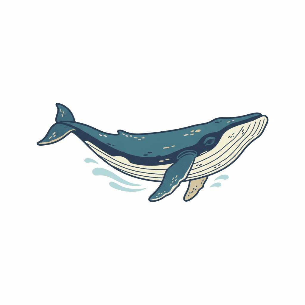 Free Vintage Whale Clipart Template to Edit Online