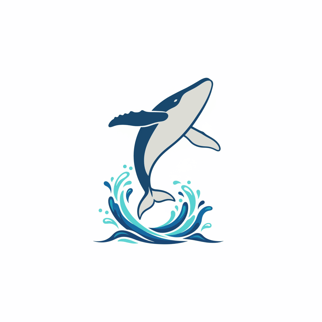 Free Jumping Whale Clipart Template to Edit Online