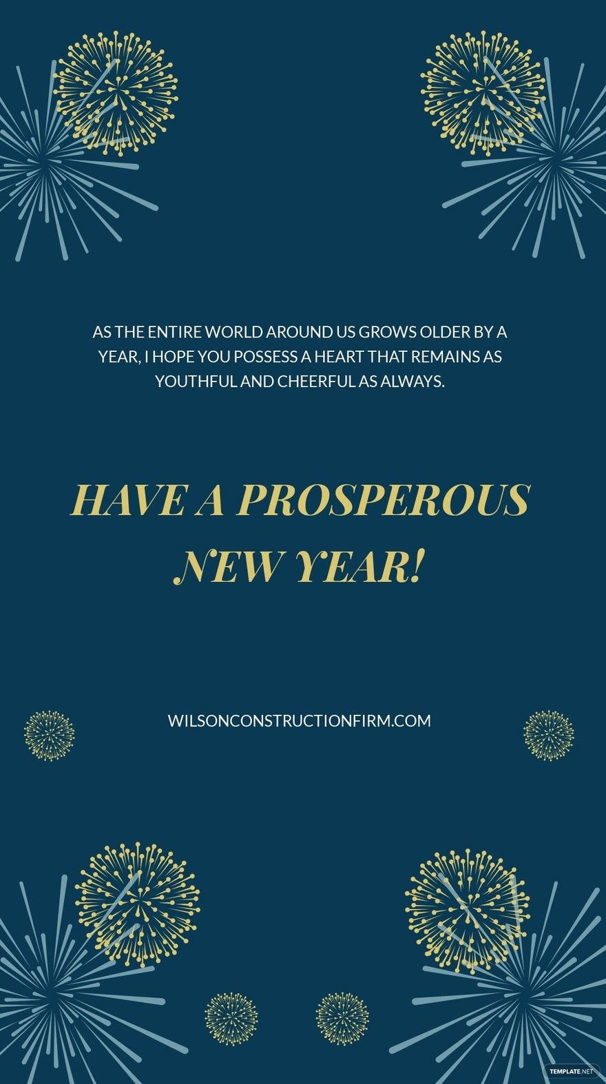 Free New Year Quote Whatsapp Post Template