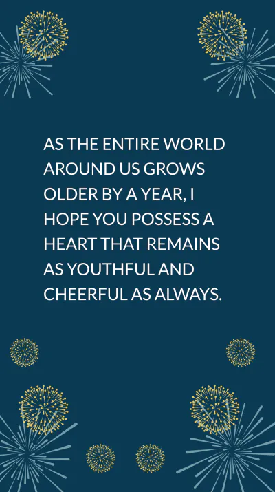 Free New Year Quote Instagram Story Template to Edit Online
