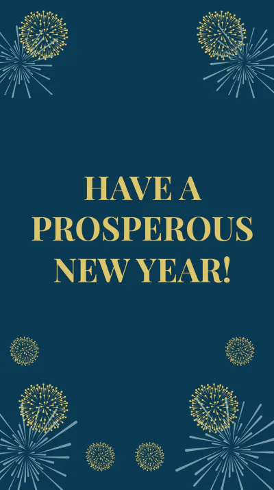 Free New Year Quote Instagram Story Template to Edit Online
