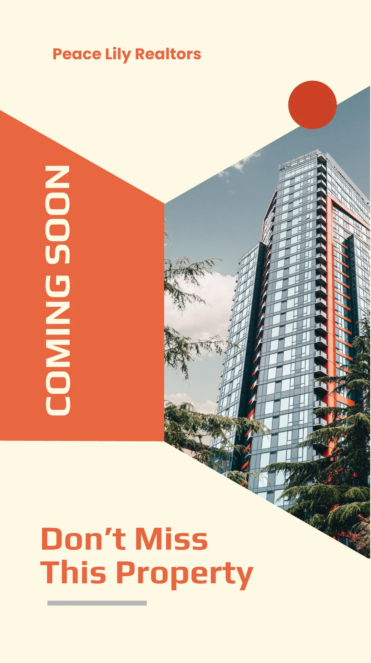 Free Coming Soon Real Estate Instagram Story Template to Edit Online