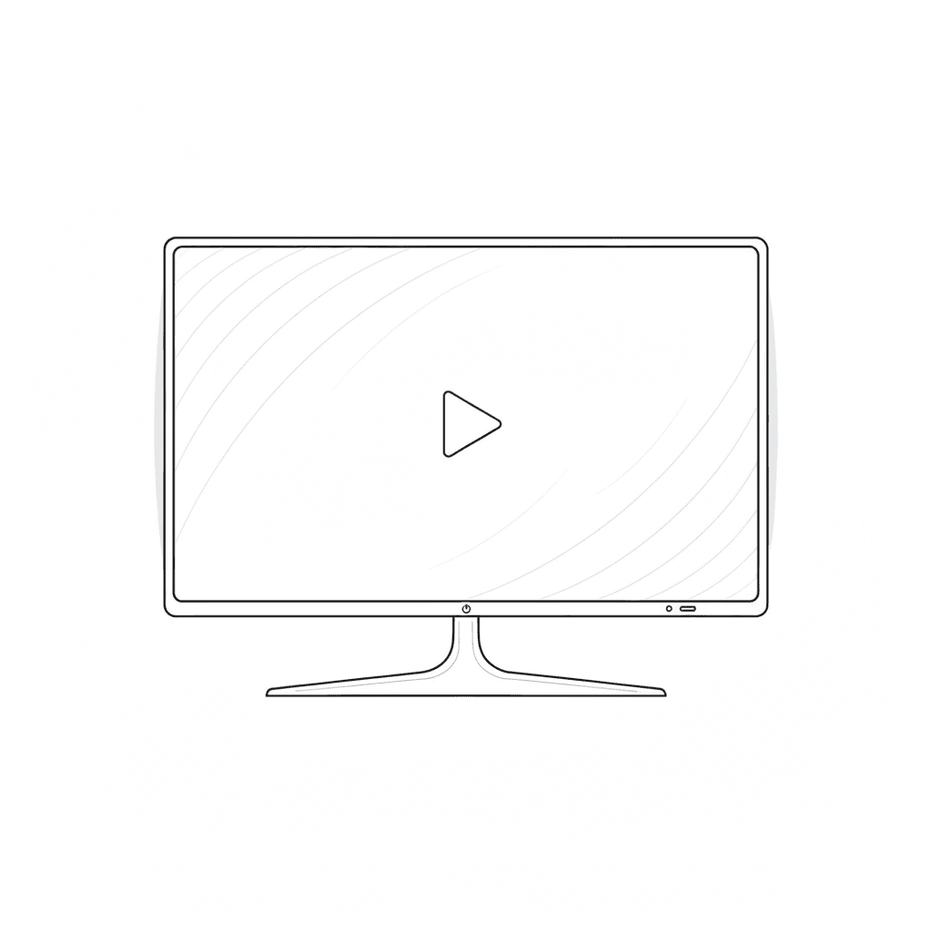 Free Outline TV Clipart Template to Edit Online