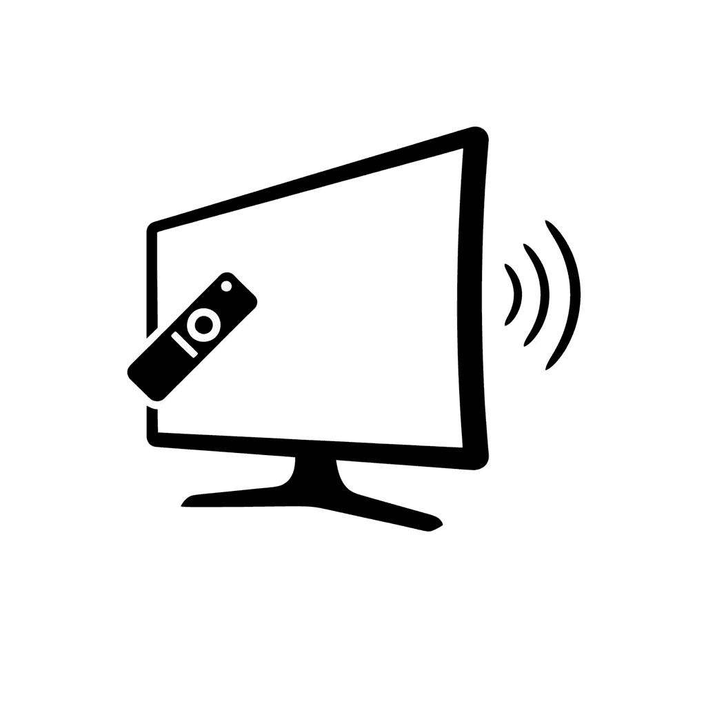 Free Silhouette TV Clipart Template to Edit Online