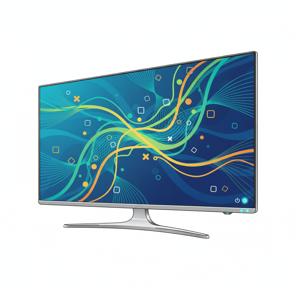 Free Flat Screen TV Clipart Template to Edit Online