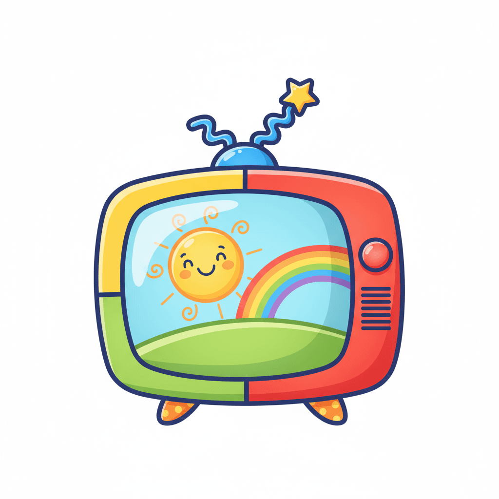 Free Kids TV Clipart Template to Edit Online
