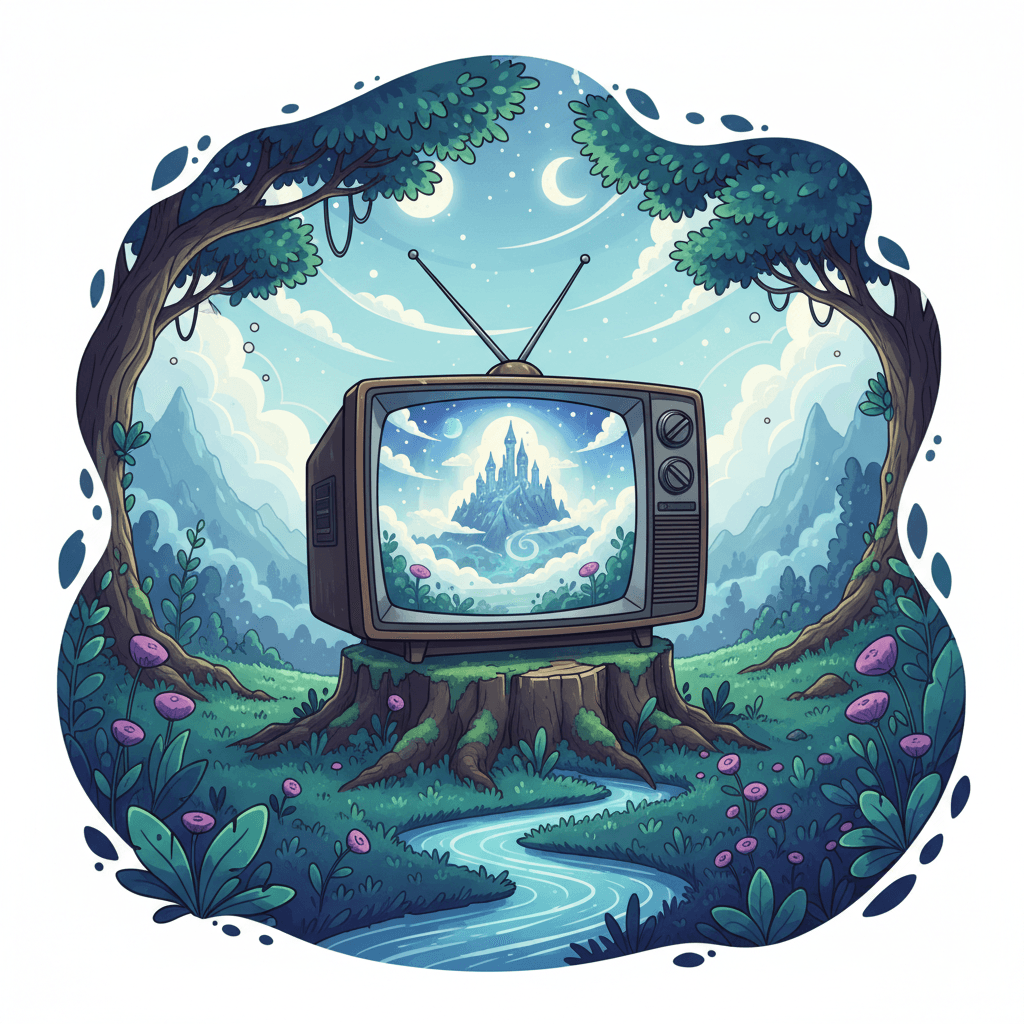 Free Fantasy TV Clipart Template to Edit Online