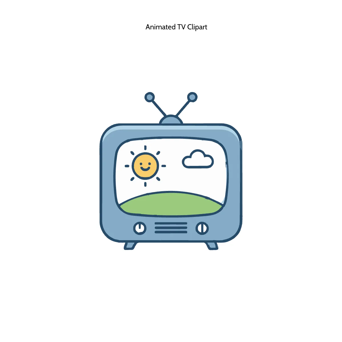 Animated TV Clipart