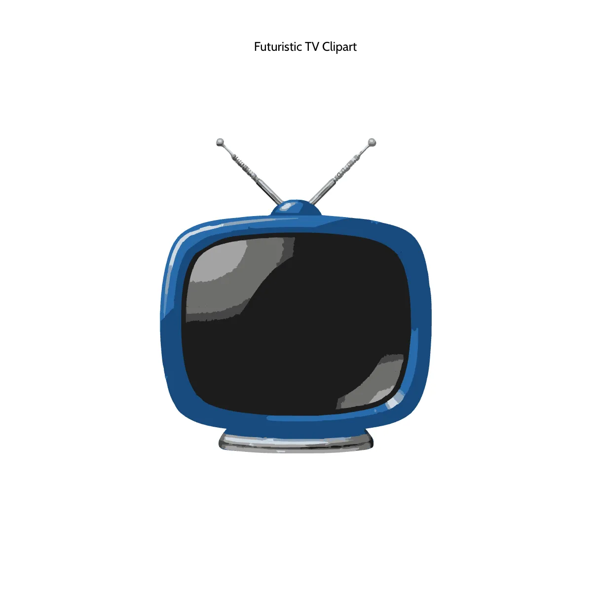 Futuristic TV Clipart