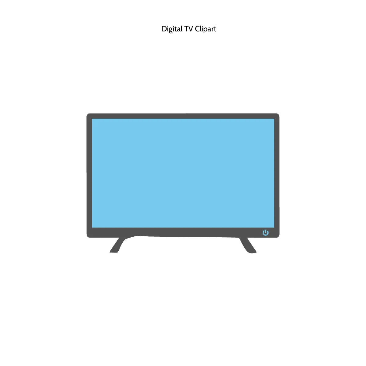 Free Digital TV Clipart Template to Edit Online
