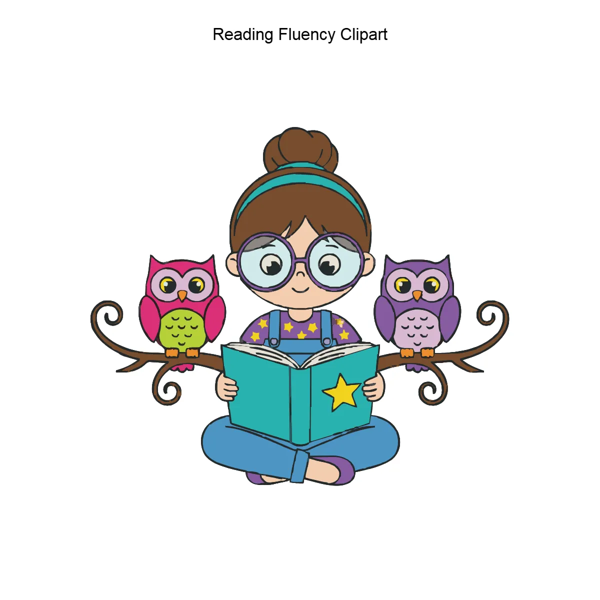Free Reading Fluency Vector Clipart (PNG, SVG) to Edit Online