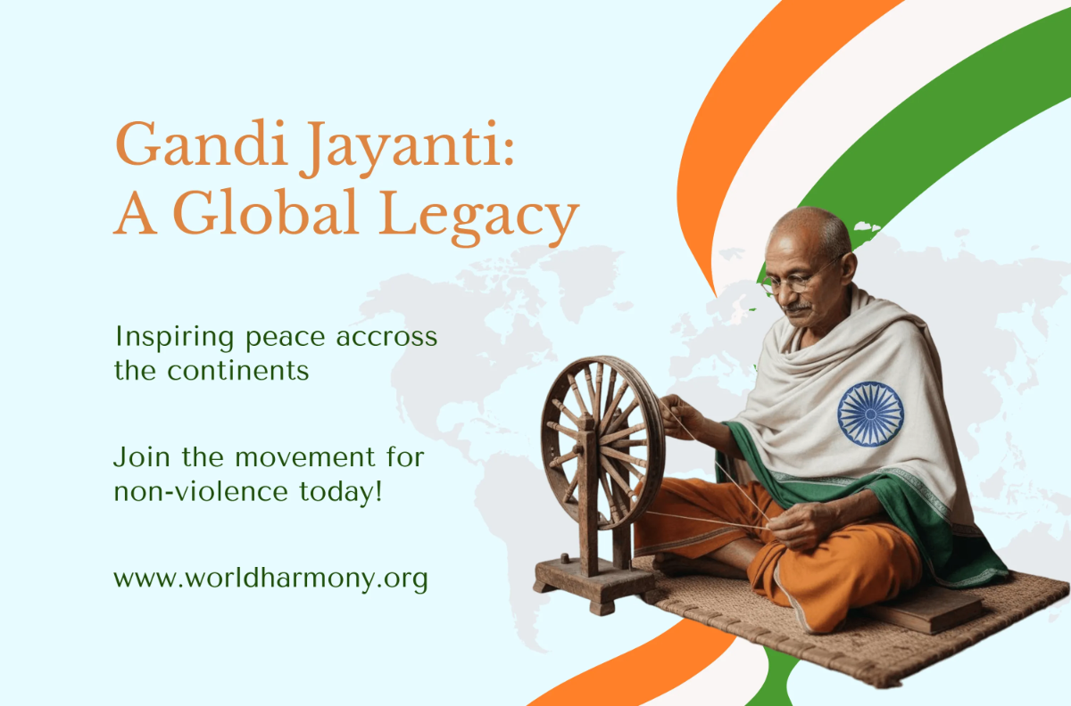 Free Global Impact of Gandhi Jayanti Template to Edit Online