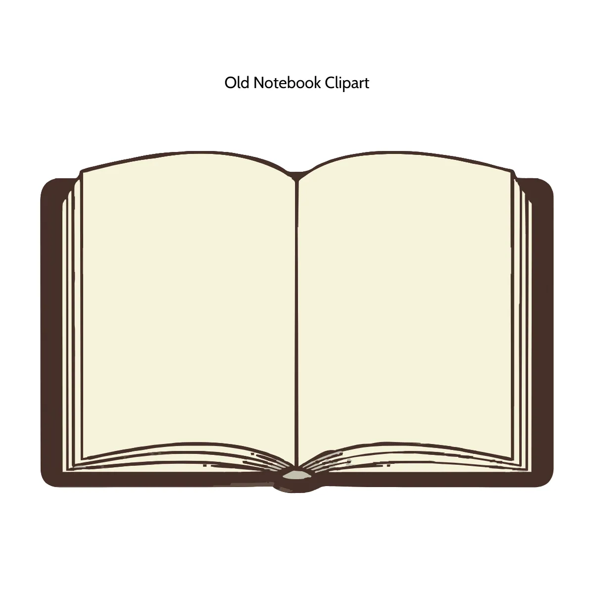 Free Old Notebook Vector Clipart (PNG, SVG) to Edit Online