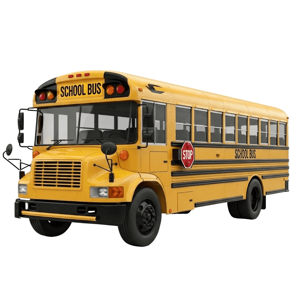 Free 3D Realistic School Bus Clipart Template to Edit Online