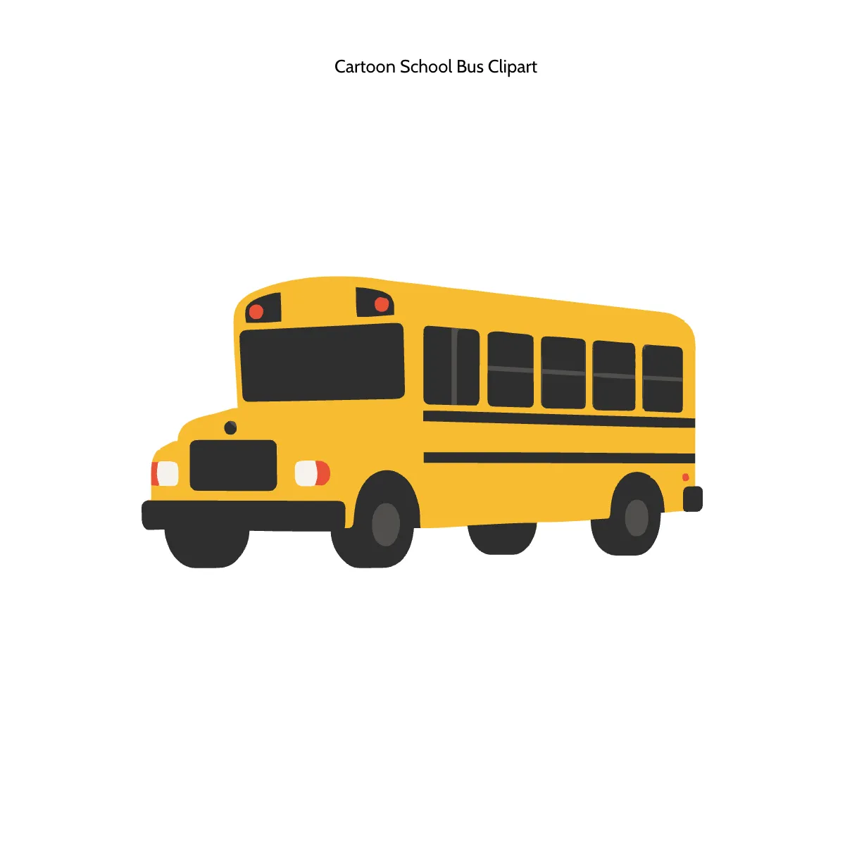 Cartoon School Bus Clipart
