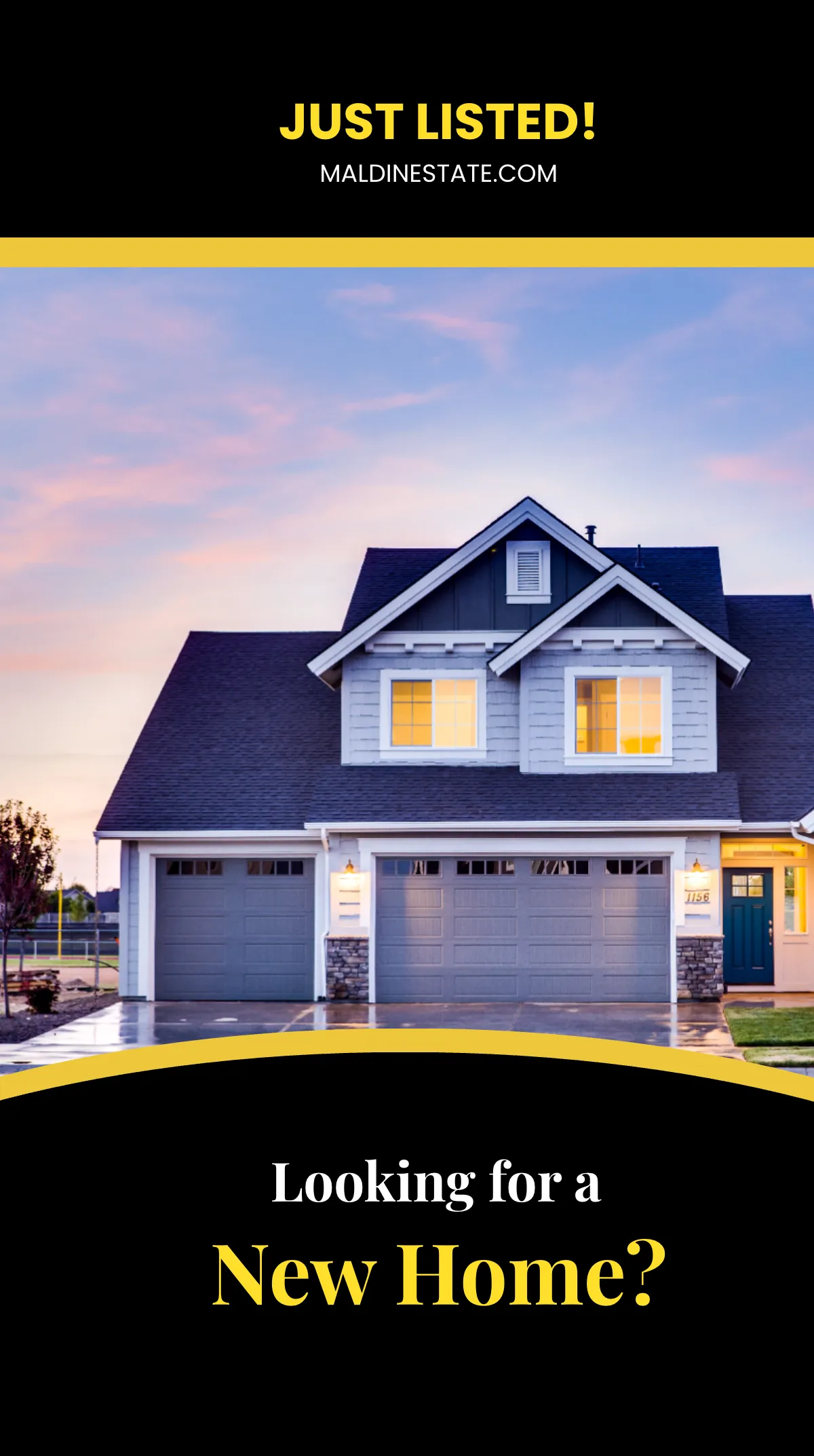 Free Real Estate Marketing Instagram Story Template to Edit Online