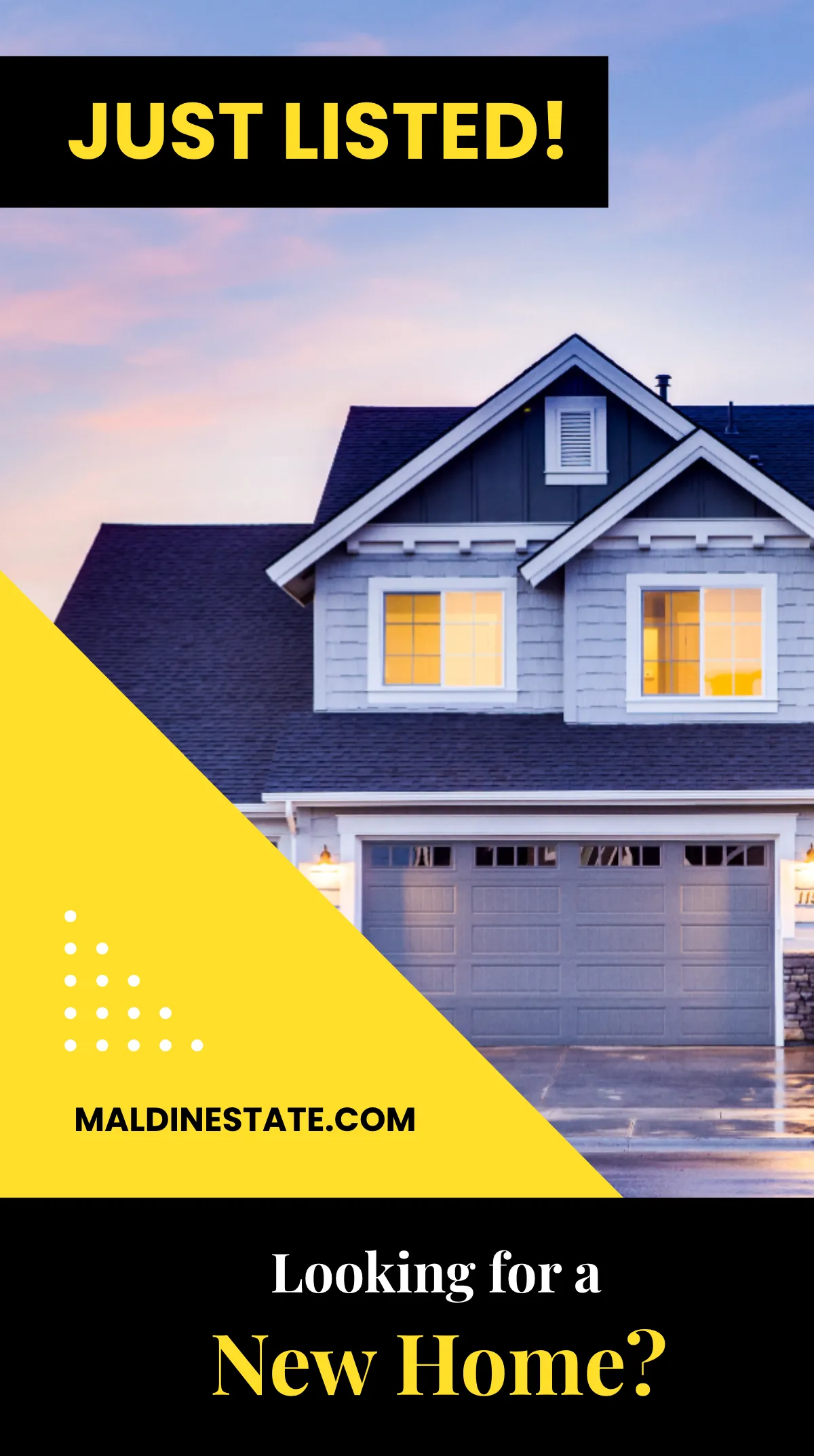 Free Real Estate Marketing Instagram Story Template to Edit Online