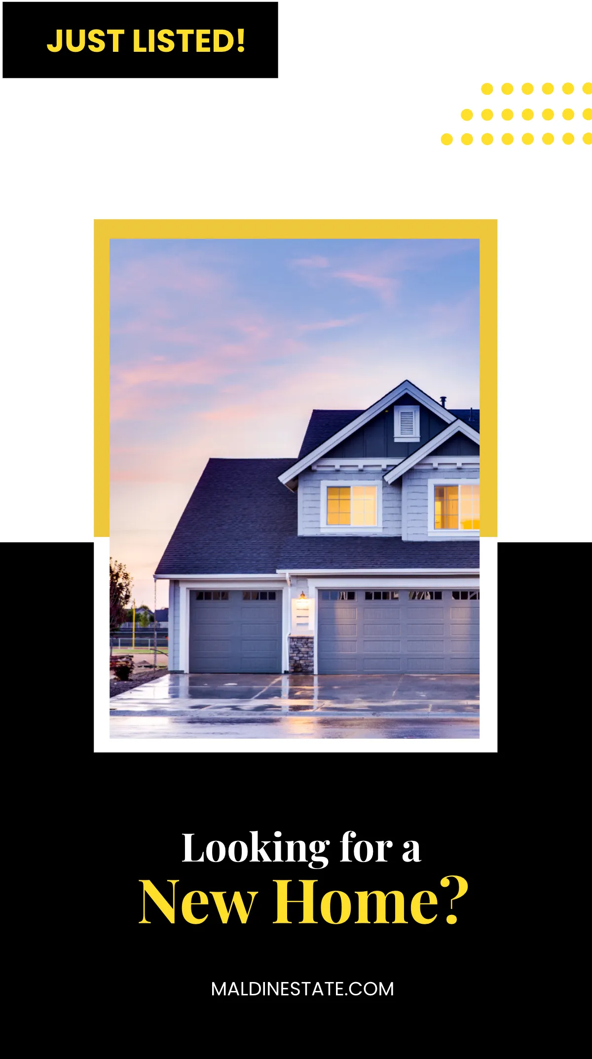 Free Real Estate Marketing Instagram Story Template to Edit Online