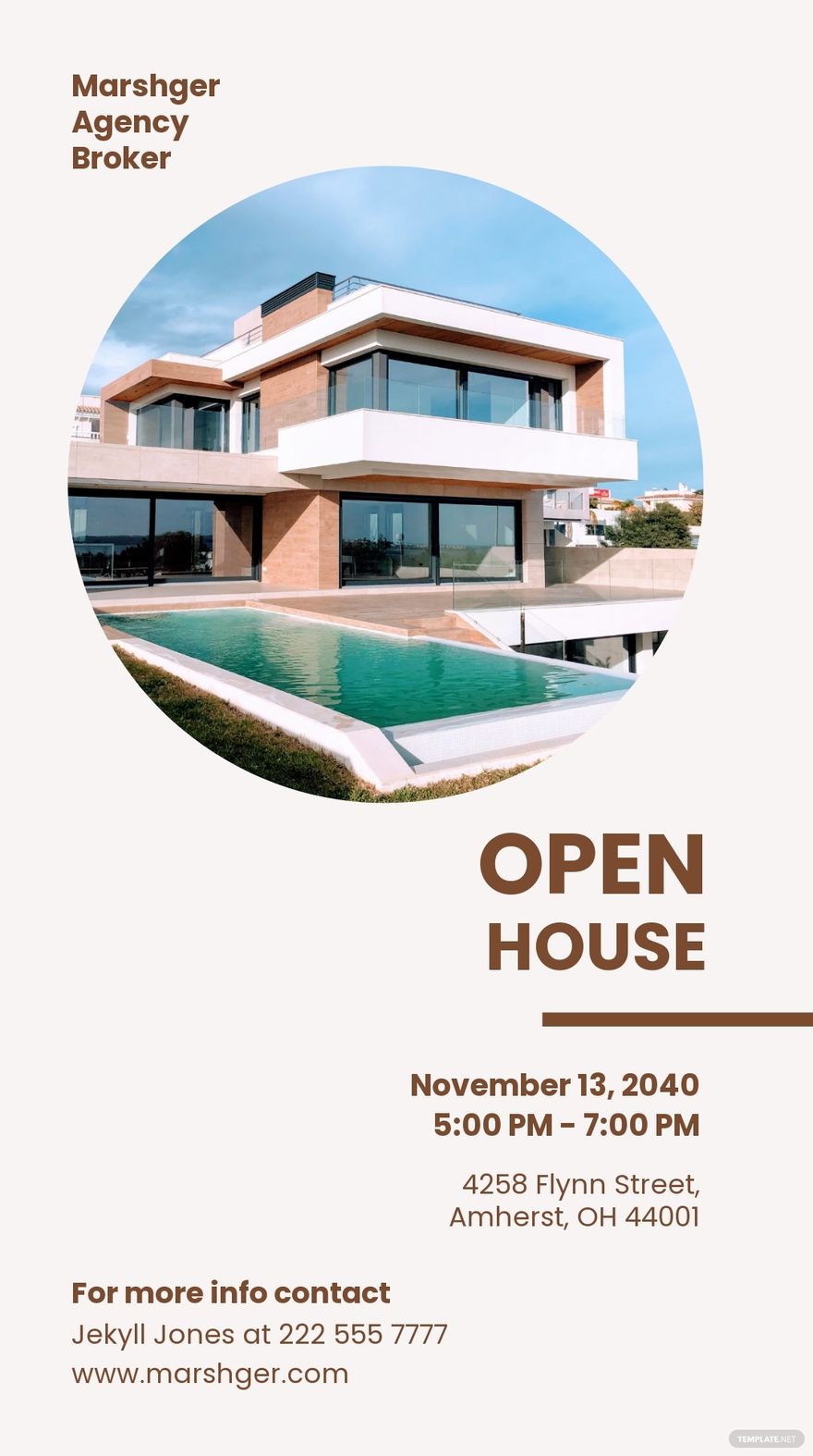 Open House Real Estate Snapchat Geofilter Template