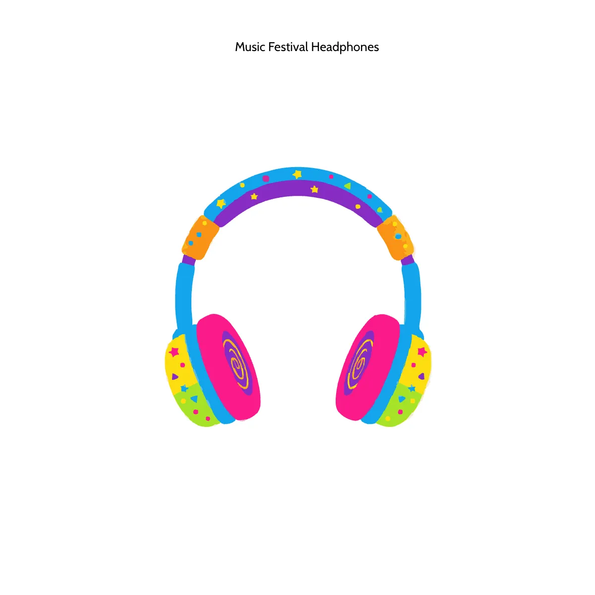 Free Music Festival Headphones Template to Edit Online