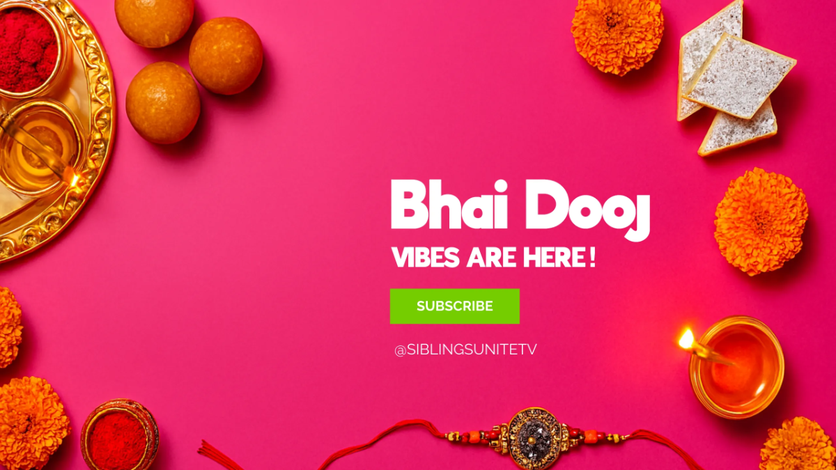 Free Colorful Celebration Bhai Dooj YouTube Banner Template to Edit Online
