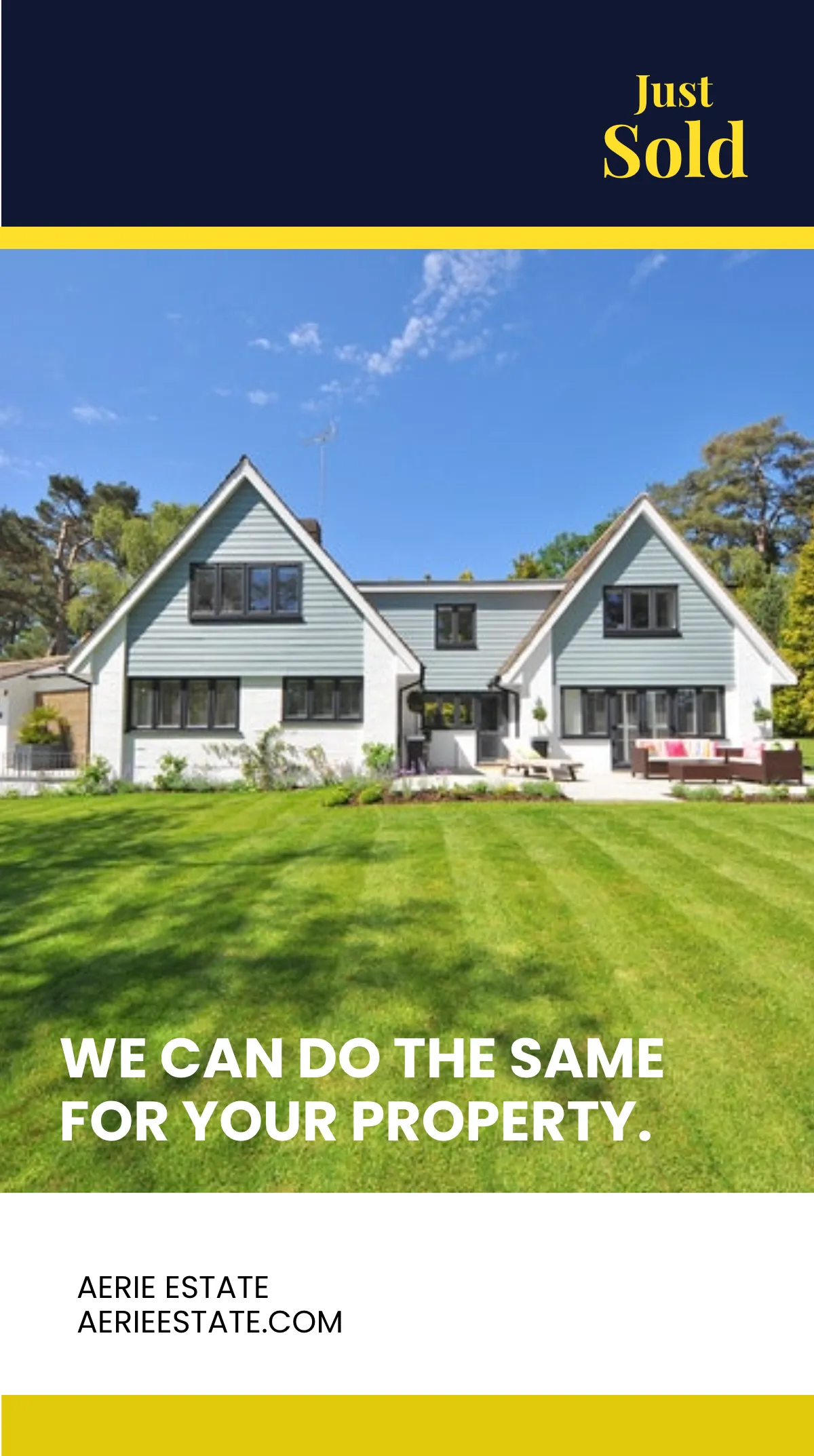 Free Just Sold Real Estate Instagram Story Template to Edit Online