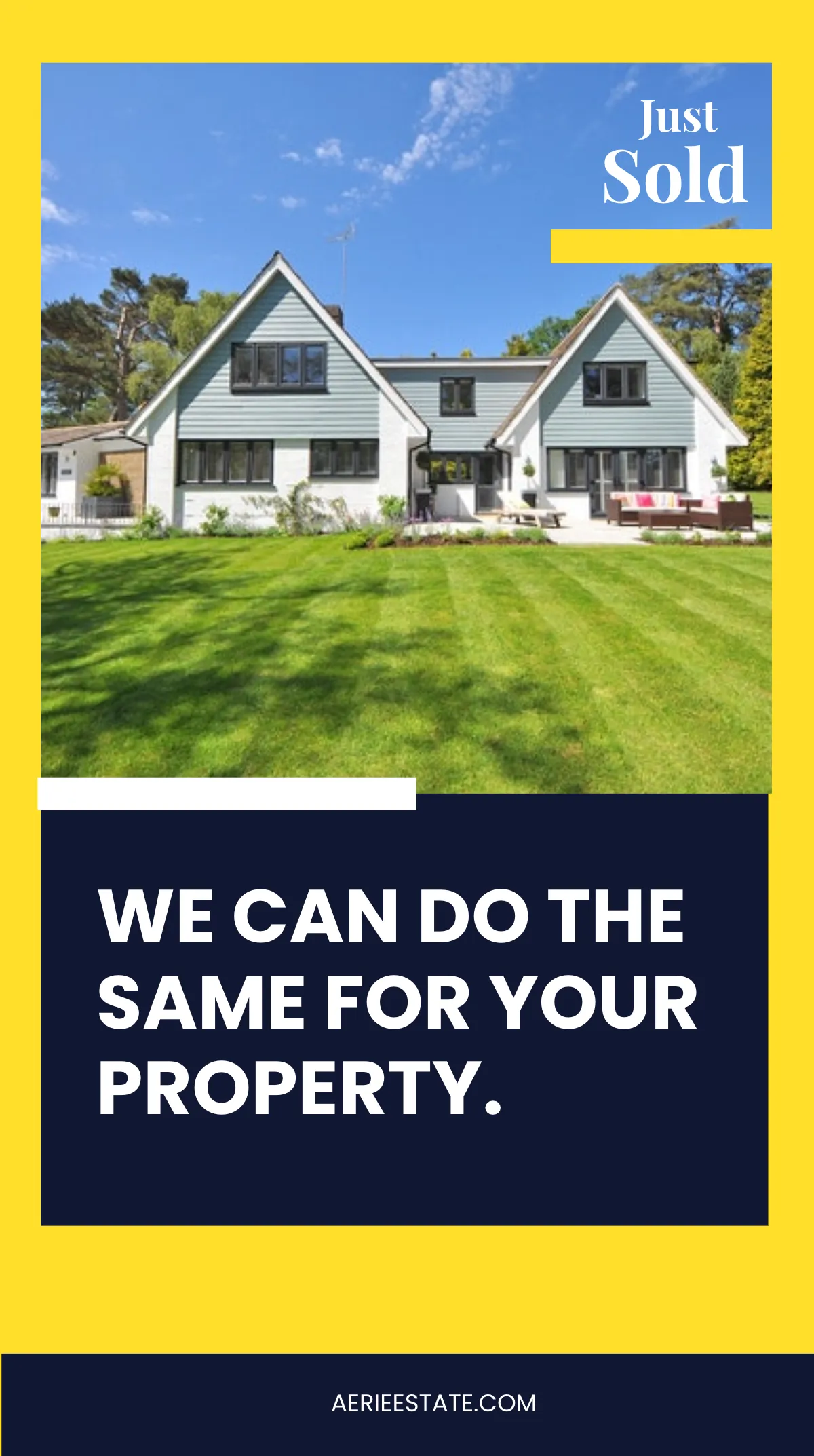 Free Just Sold Real Estate Instagram Story Template to Edit Online
