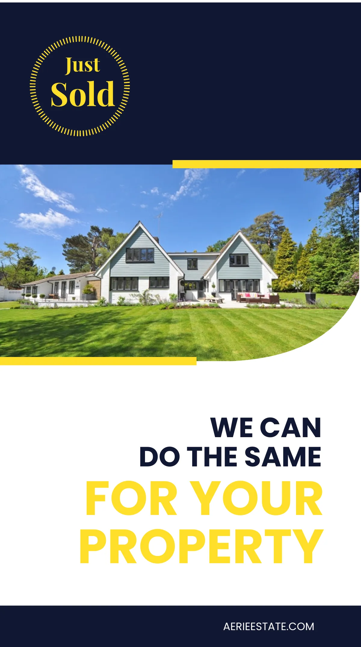 Free Just Sold Real Estate Instagram Story Template to Edit Online