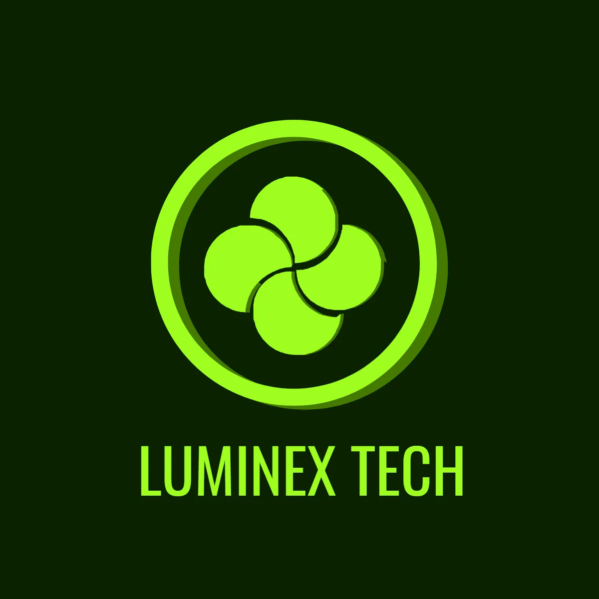 Free Neon Circle Logo to Edit Online