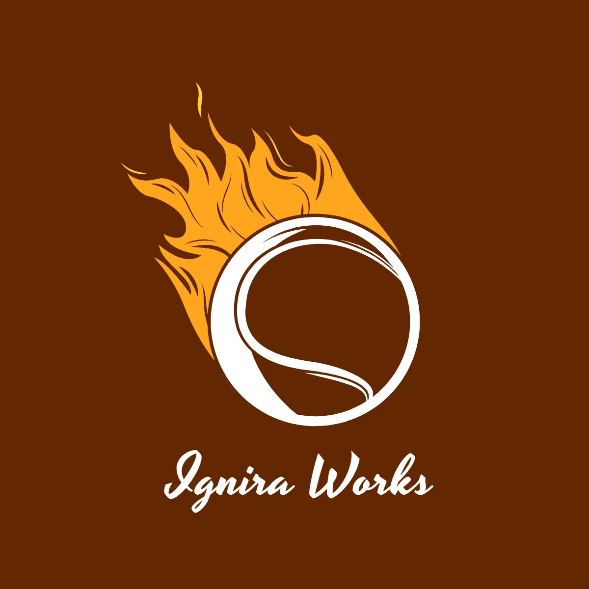 Free Flame Circle Logo to Edit Online