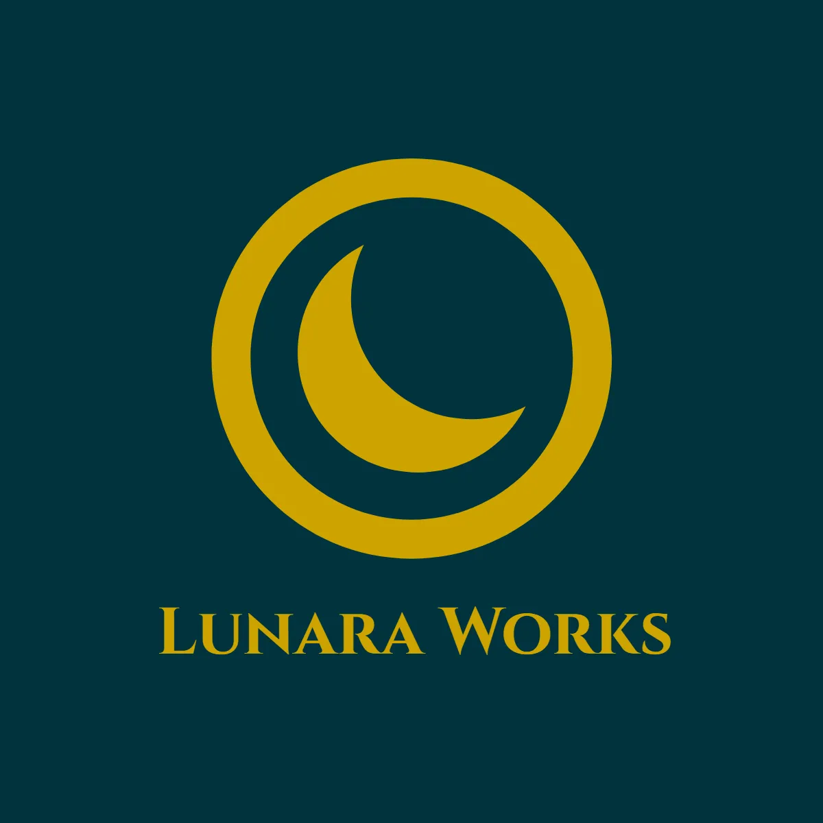 Free Moon Circle Logo to Edit Online