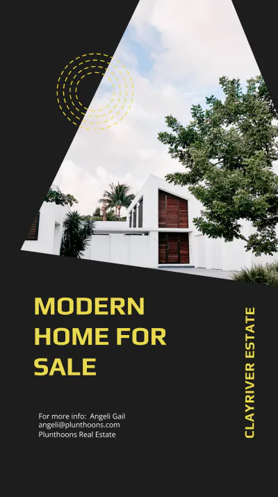 Free Modern Real Estate Instagram Story Template to Edit Online