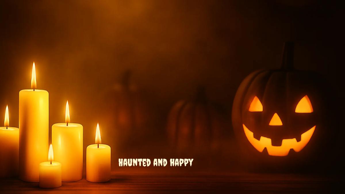 Free Candle Light Halloween Background Template to Edit Online