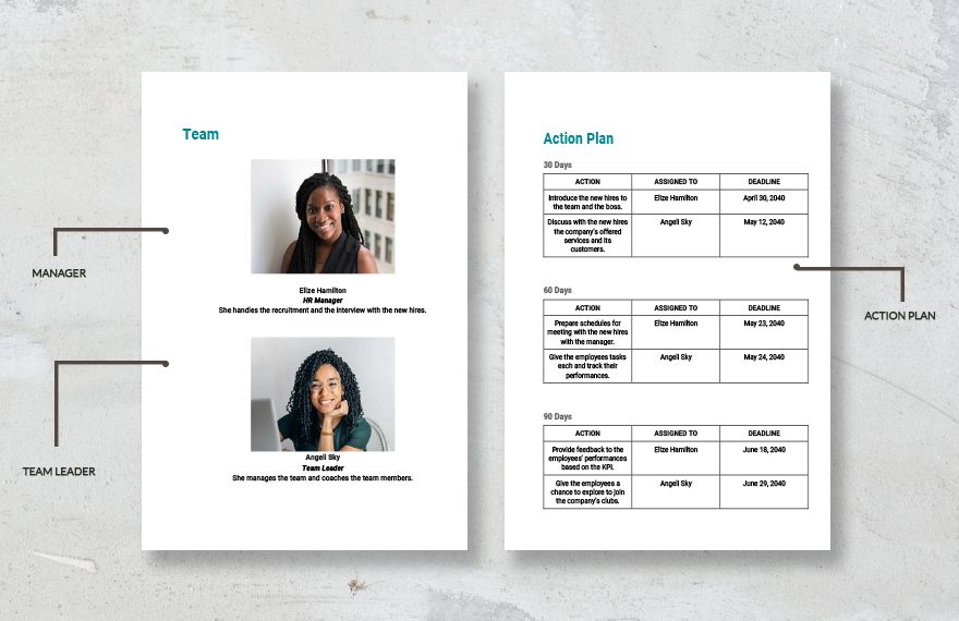 30 60 90 day Action Plan Sample Template