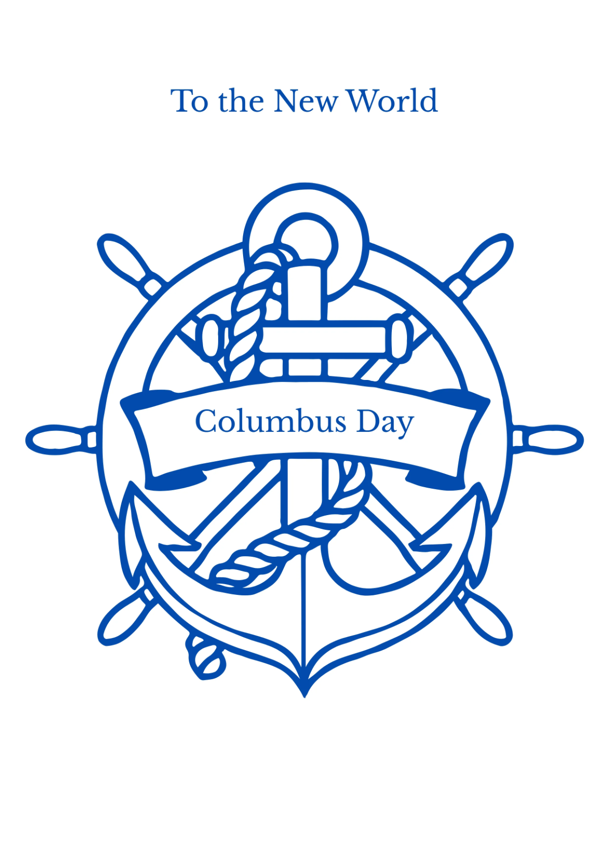 Free Columbus Day Anchor Drawing Template to Edit Online Free Columbus Day Anchor Drawing Template to Edit Online