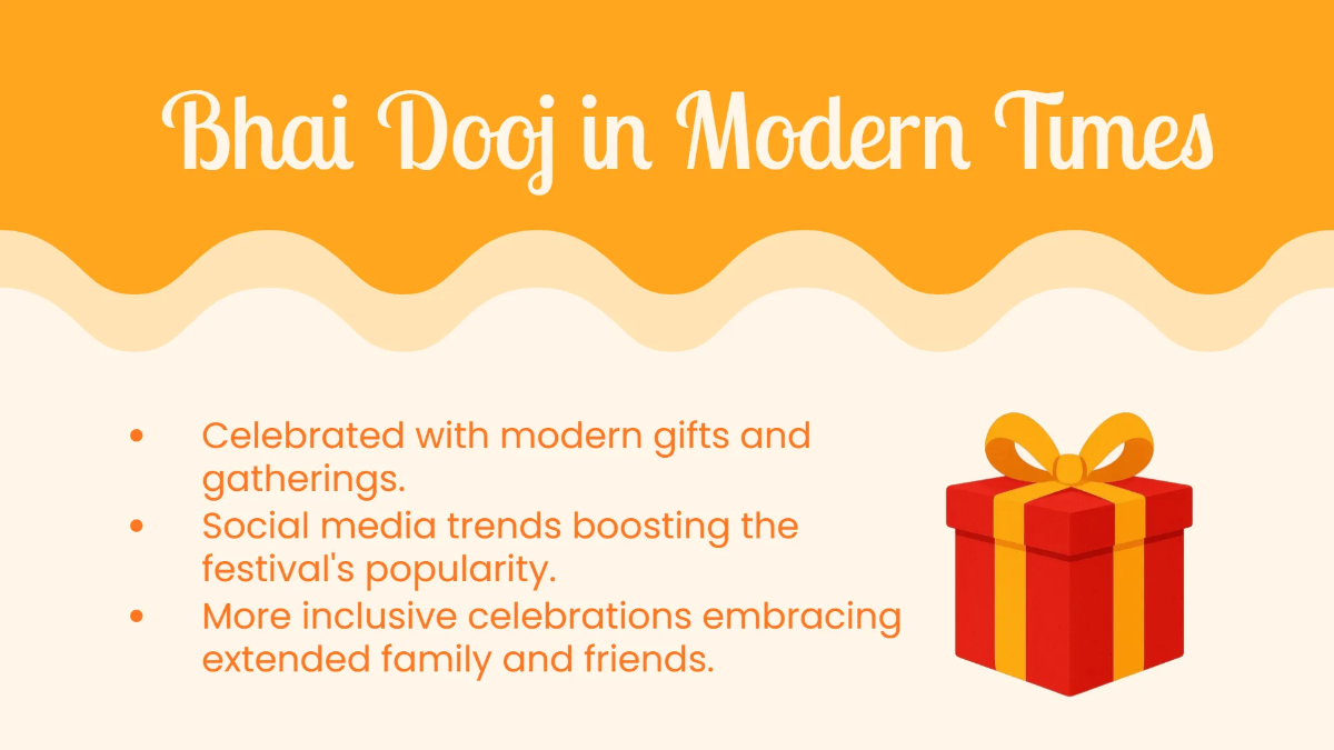 Free Timeless Tradition Bhai Dooj Presentation Template to Edit Online
