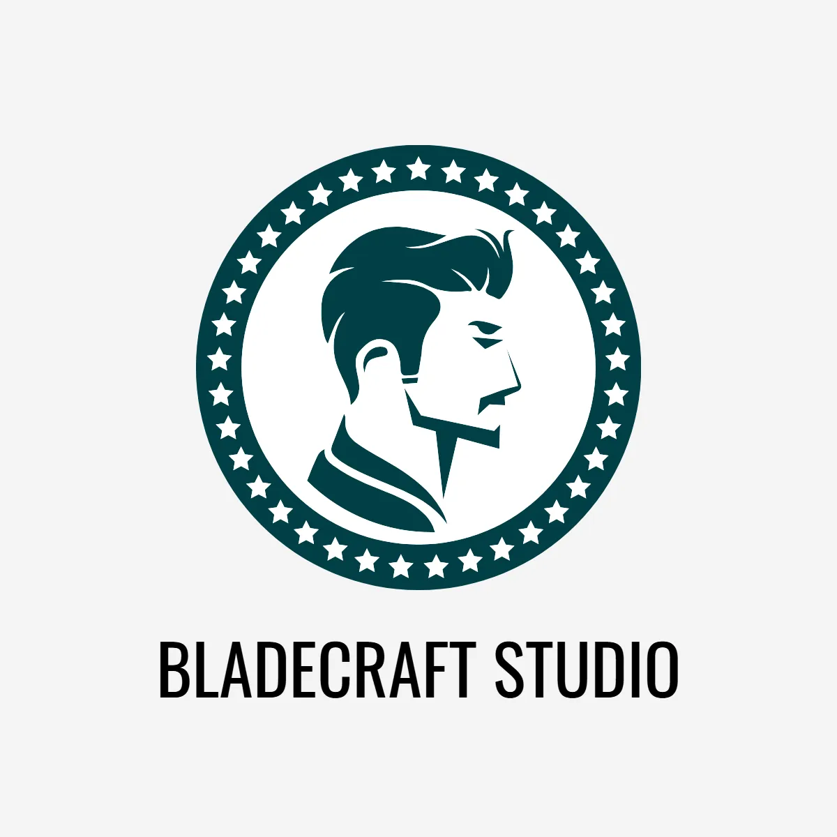 Free Barber Circular Logo to Edit Online