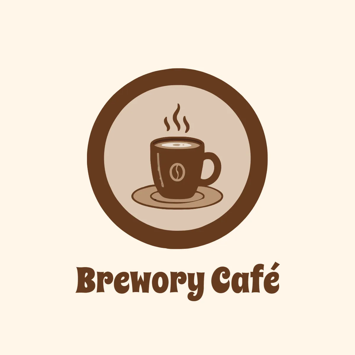 Free Coffee Brand Circular Logo to Edit Online