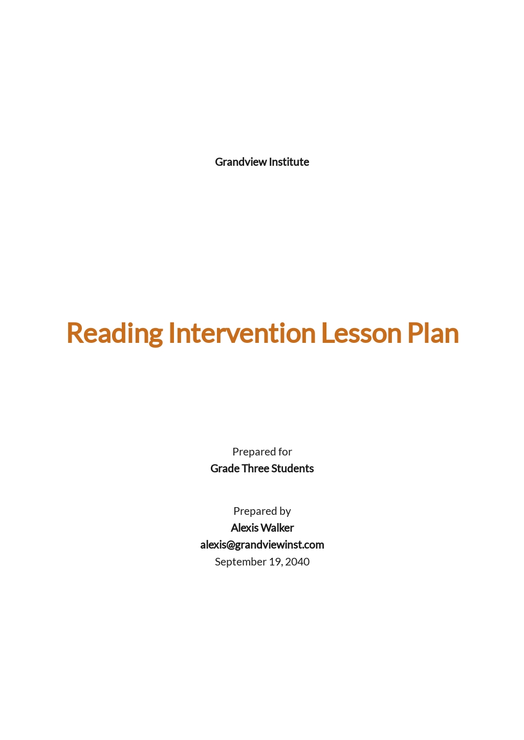 18 FREE Intervention Plan Templates Edit Download Template