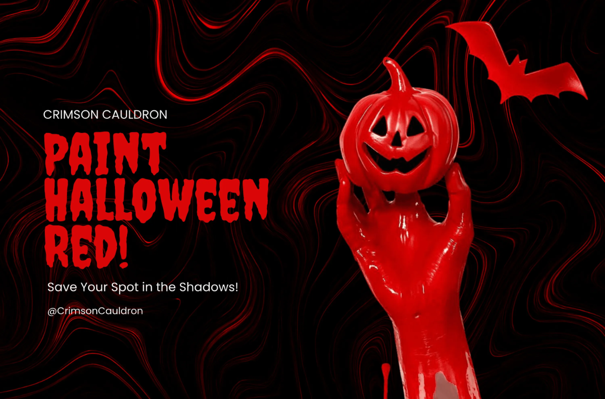 Free Red Halloween Art Banner Template to Edit Online
